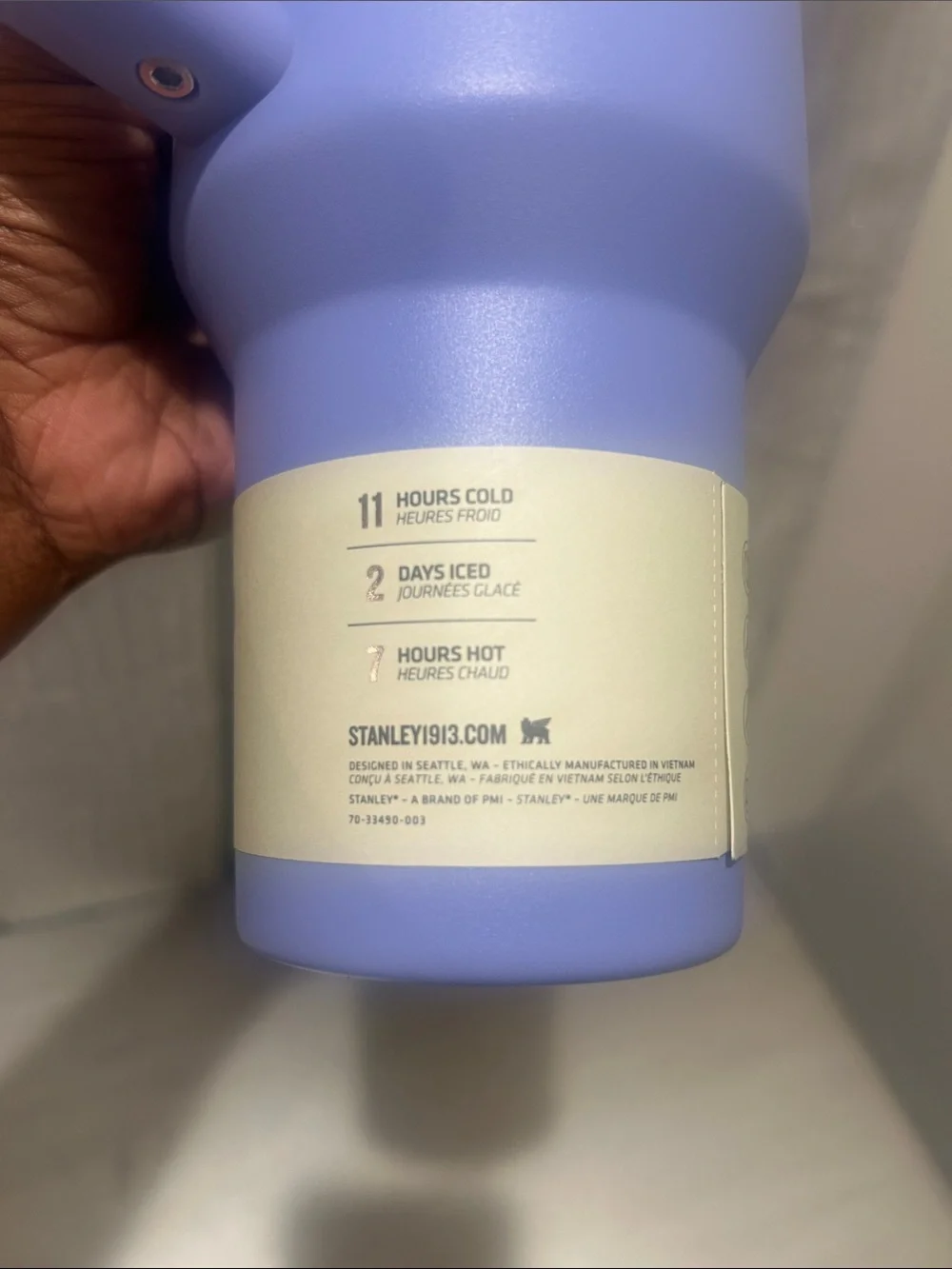 Stanley 40oz Quencher Tumbler - Lavender purple/Blue - Picture 3 of 6
